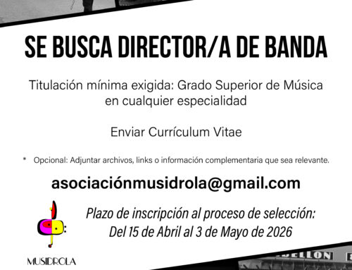 SE BUSCA DIRECTOR/A PARA NUESTRA BANDA DE MÚSICA